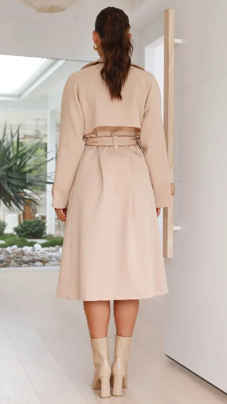 Blanca Trench Coat - Camel