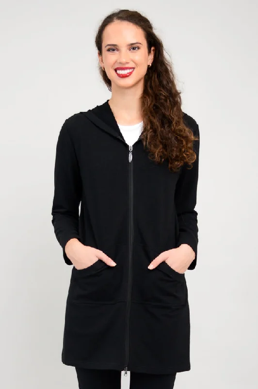 Cortes Jacket, Black, Bamboo Fleece