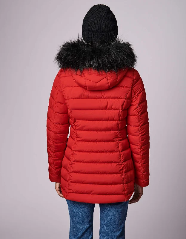 Denali Versatile Vegan Fur Puffer Jacket