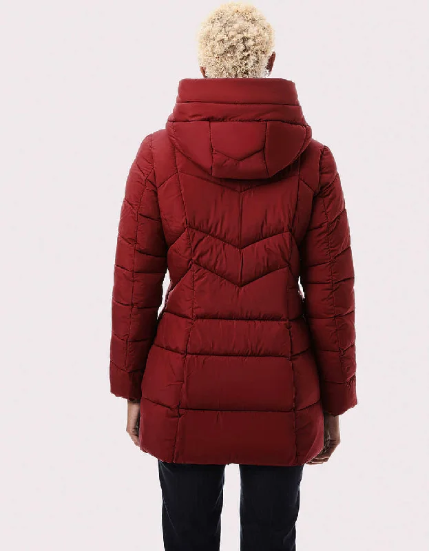 Fab Funnel Quilted Puffer Jacket