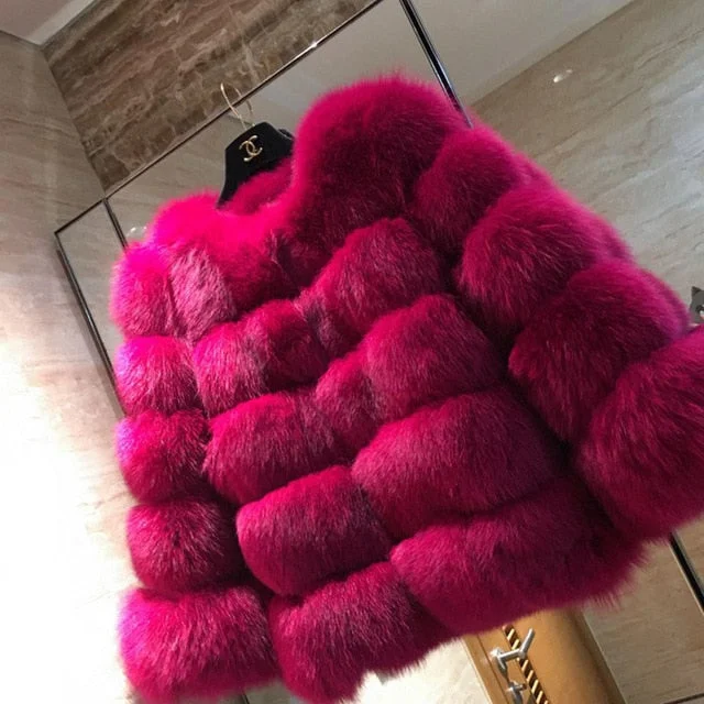 Rose red 08 / S Fur Bust 88 cm