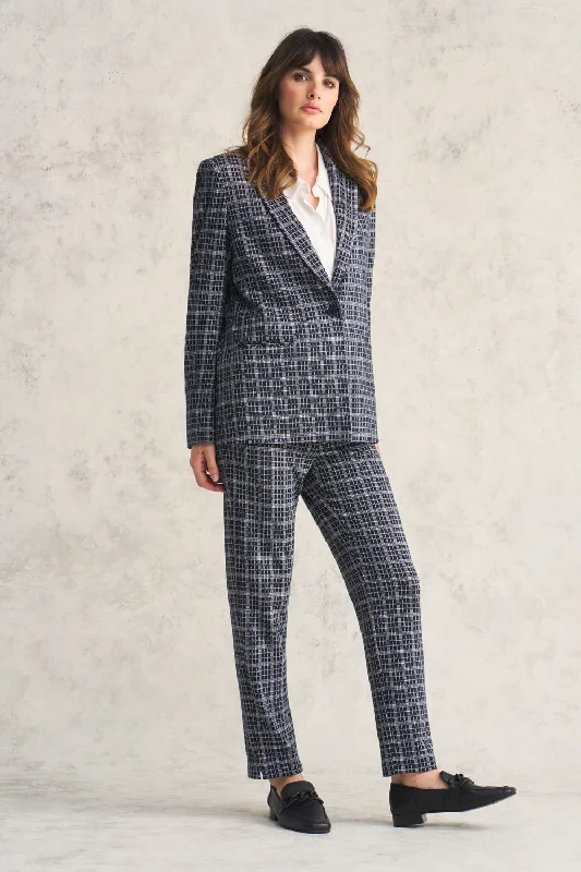 Ponte Check Blazer