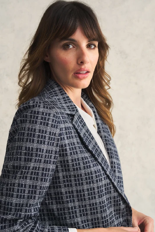 Ponte Check Blazer