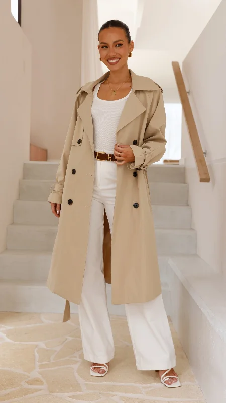 Samara Trench Coat - Beige