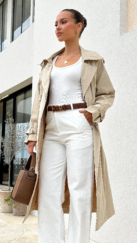 Samara Trench Coat - Beige