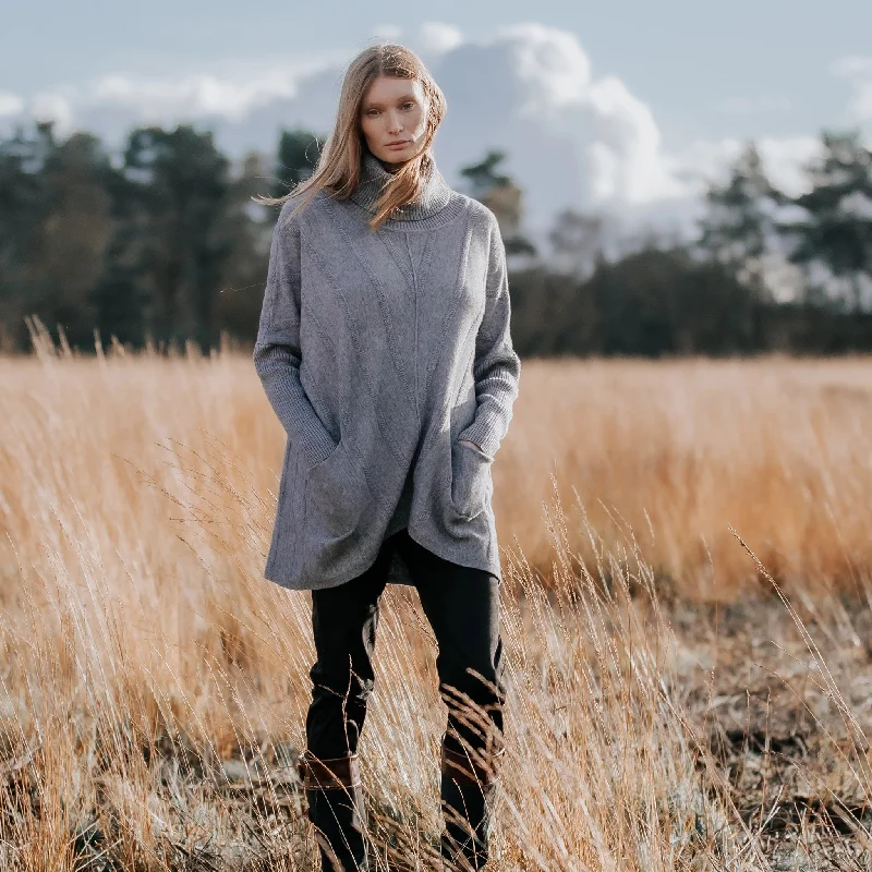 Cable Knit Grey Jumper