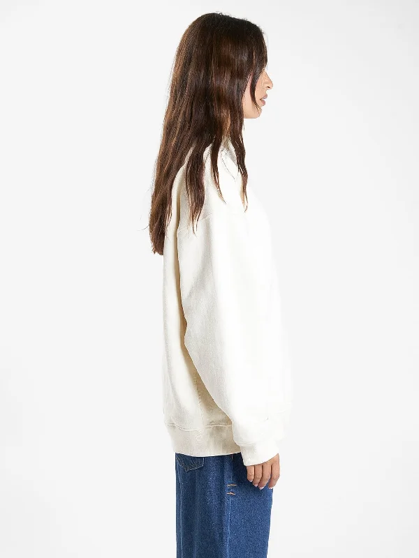 Signature Cocoon Panel Crew - Heritage White