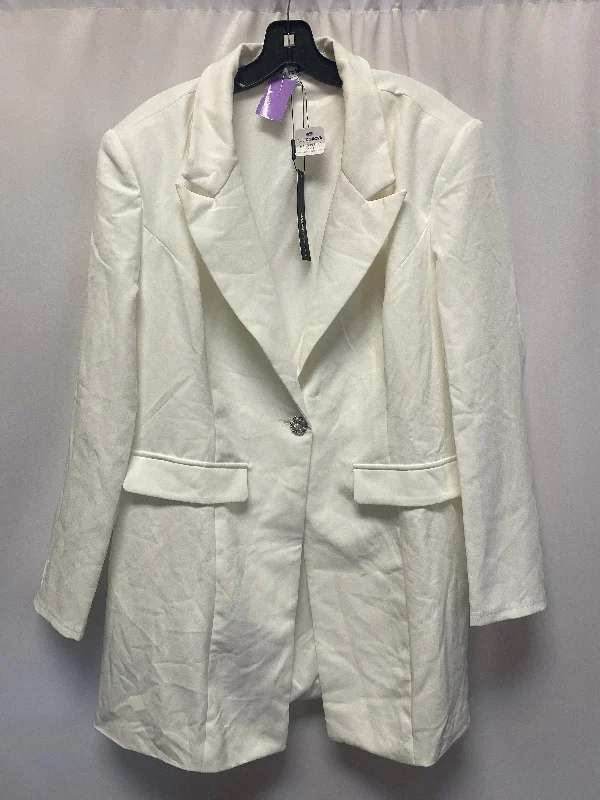 White Blazer Fashion Nova, Size 3x