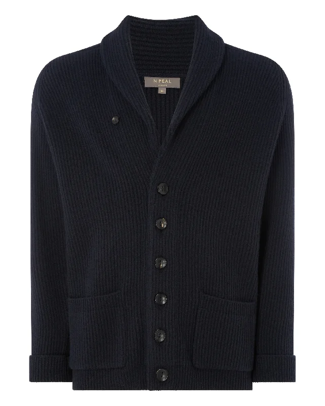 Women's Kensington Cashmere Cardigan Navy Blue