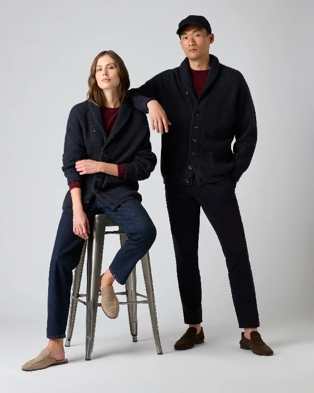 Women's Kensington Cashmere Cardigan Navy Blue