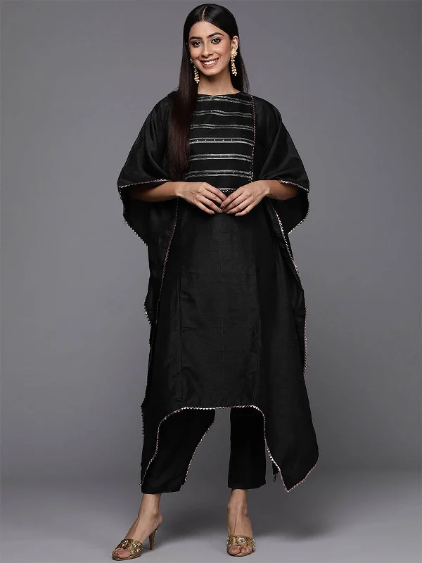 black-kaftan-trouser-set-for-women-ieks9bk2716m