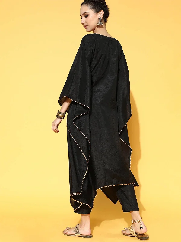 black-solid-a-line-kaftan-trouser-set-ie21ggg2716xs