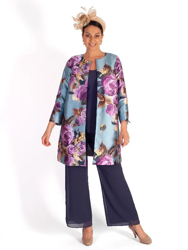 blue-steel-magenta-floral-placement-edge-to-edge-contrast-lined-satin-twill-coat