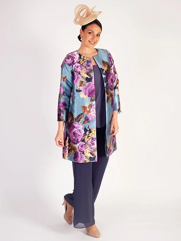 blue-steel-magenta-floral-placement-edge-to-edge-contrast-lined-satin-twill-coat