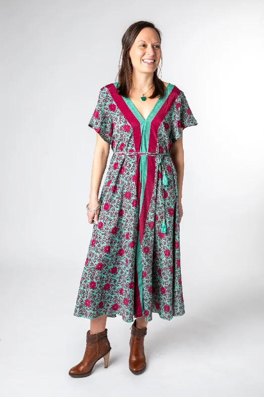 flowy-sari-silk-dress