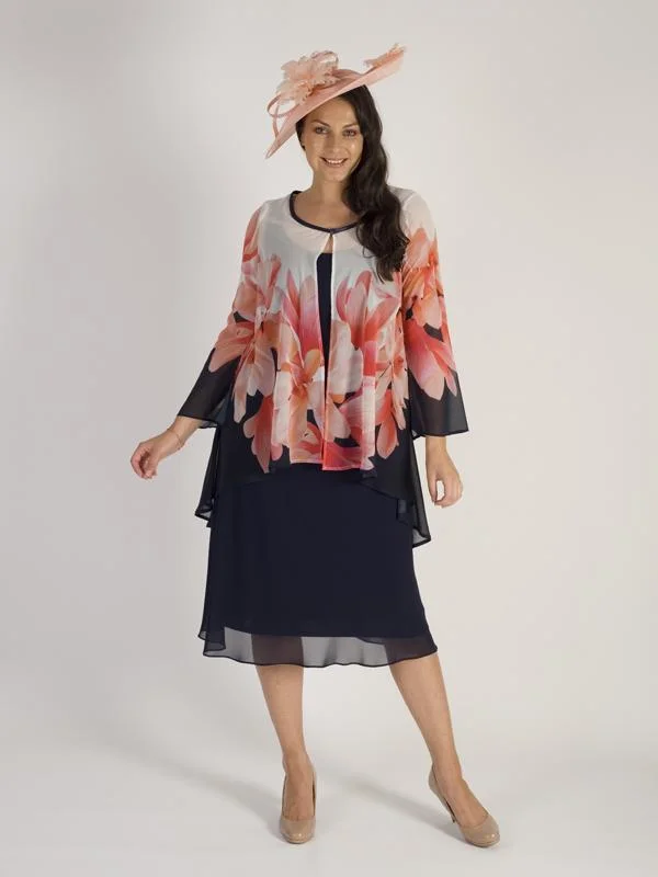 navy-coral-ivory-garland-print-chiffon-coat