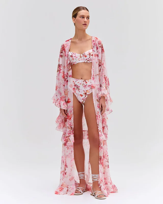 PREORDER: Floral Haze Maxi Robe (EXCLUSIVE)