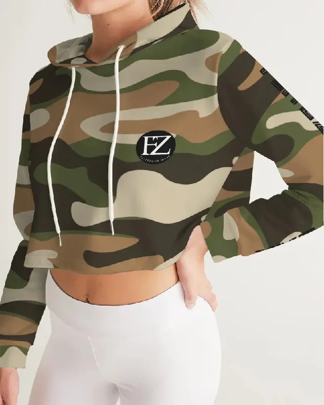 ARMY FLITE Women's Cropped Hoodie