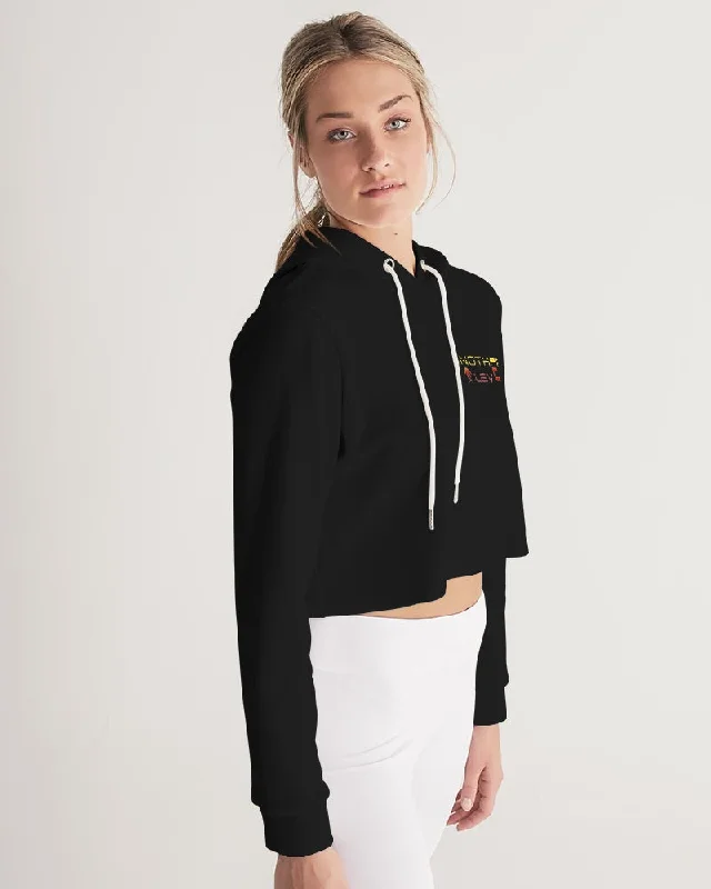 BLACK ZONE Women's Cropped Hoodie