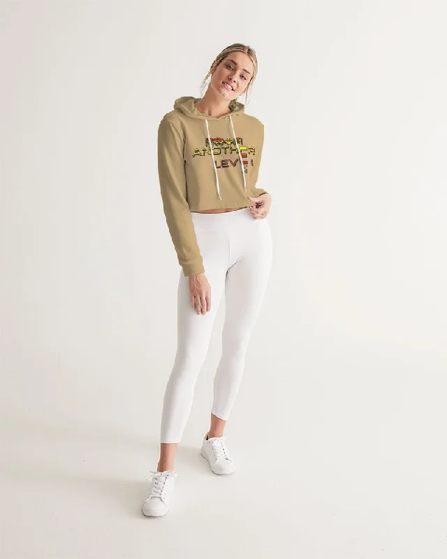 GROUNDED FLITE Women's Cropped Hoodie