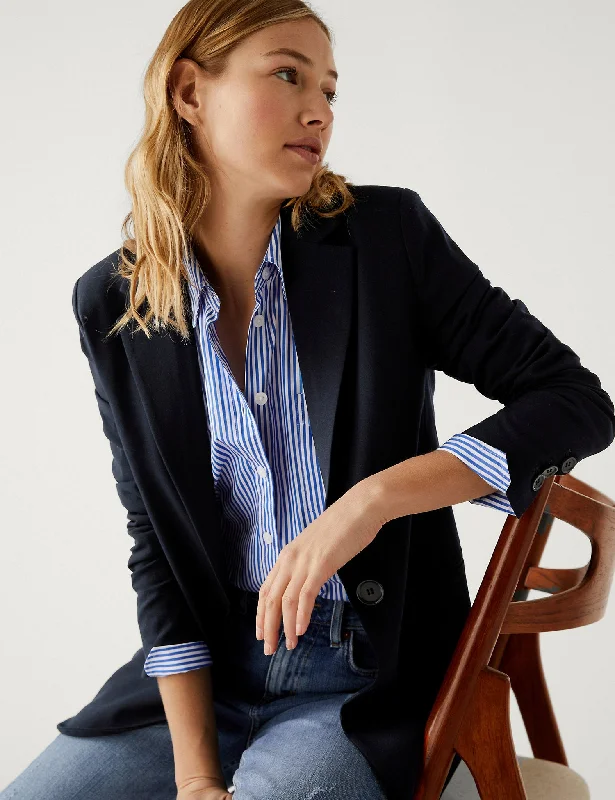 Relaxed Single Breasted Blazer