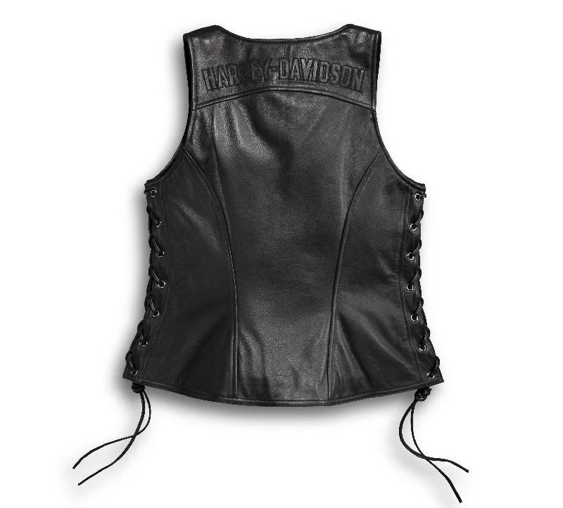 Women’s Avenue Leather Vest 98071-14VW