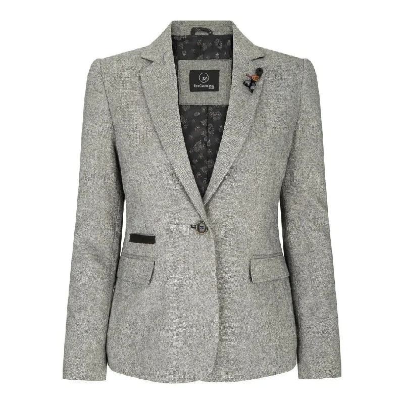 Grey / UK 14 / Blazer