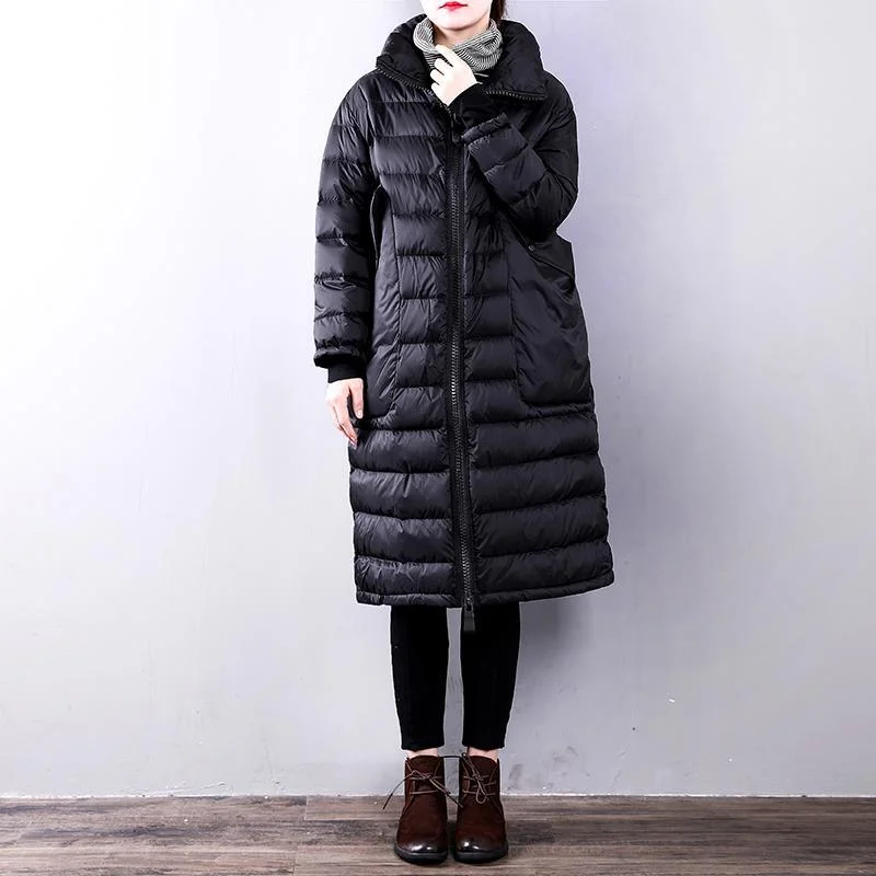 Casual red goose Down coat casual zippered stand collarYZ-2018111434