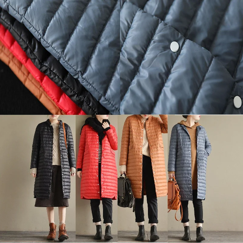 Elegant down jacket trendy plus size down jacket Luxury casual coat warm four color