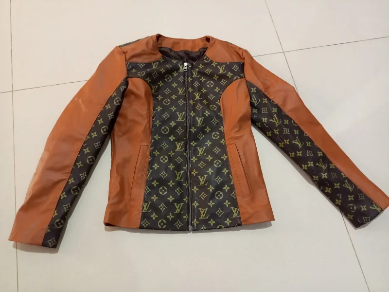 Women Designer Inspired Leather Jacket Genuine Leather