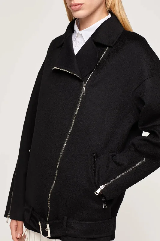 Black cashmere jacket