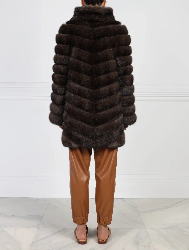 The Thalia Sable Fur Coat