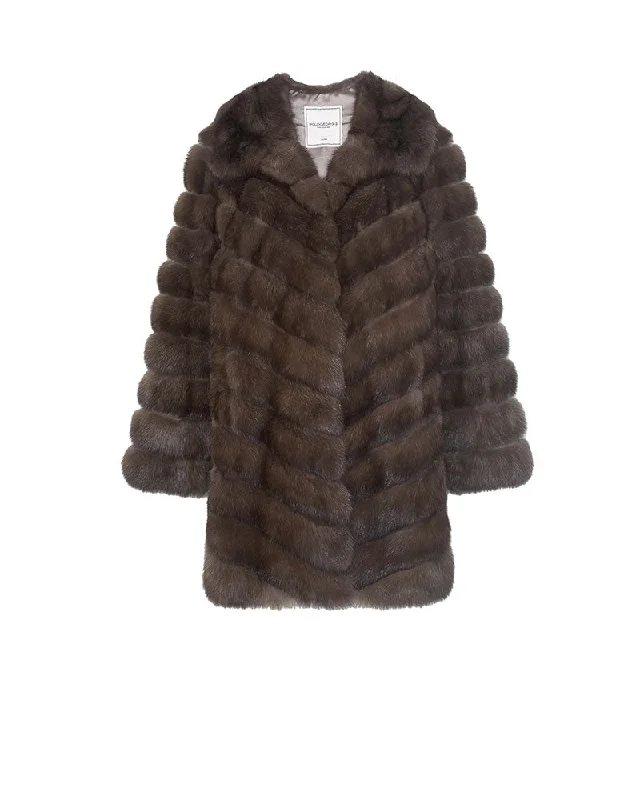 The Thalia Sable Fur Coat