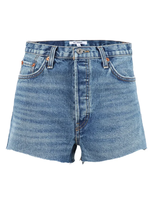 70s High Rise Denim Short