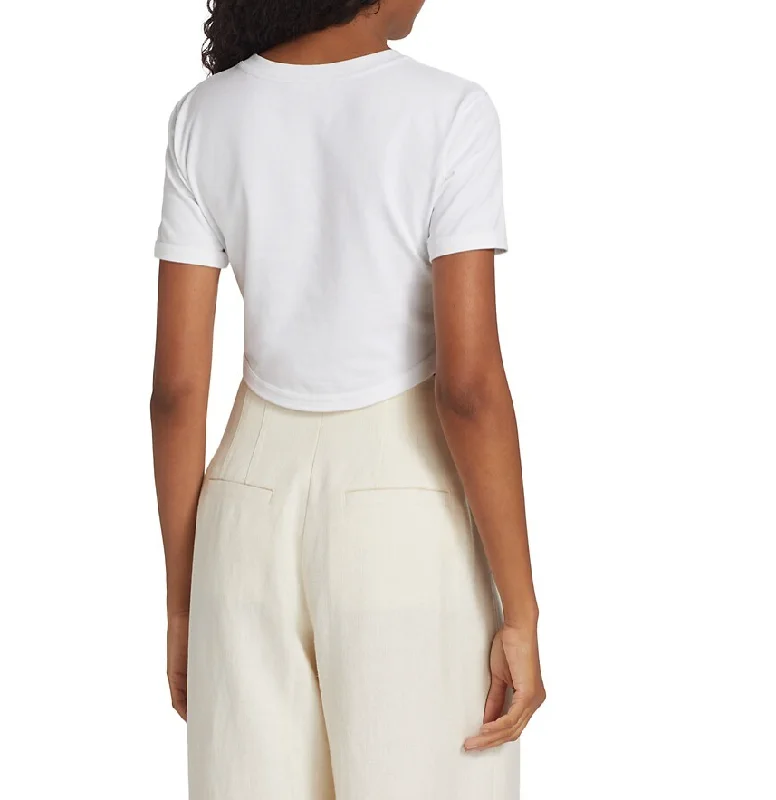 A.L.C. Women's Wren Cropped Tee, White