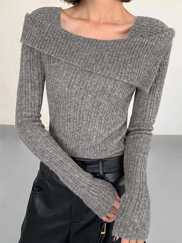 asymmetric-overfold-square-neck-long-sleeve-knit-top