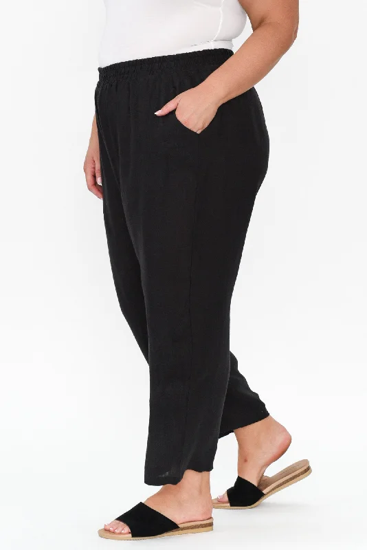 ataya-black-linen-pant