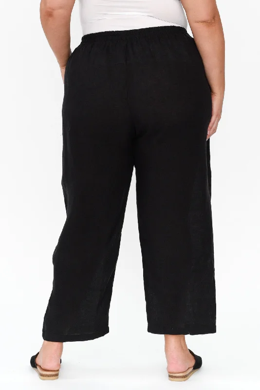 ataya-black-linen-pant