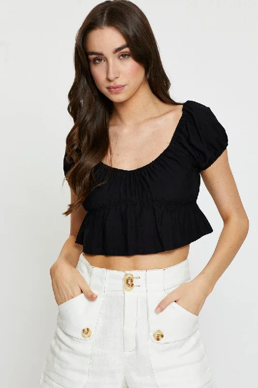 black-crop-top-short-sleeve-square-neck-wc10452-31f4