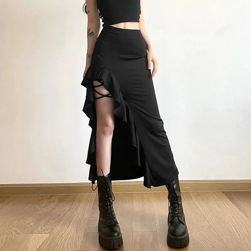 Black Gothic skirt