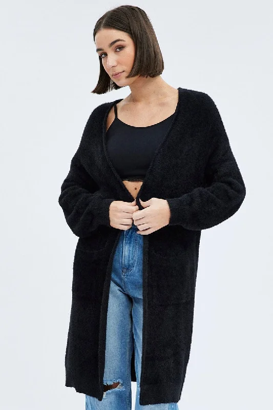 black-longline-cardigan-fluffy-kn1402a-41pb-1