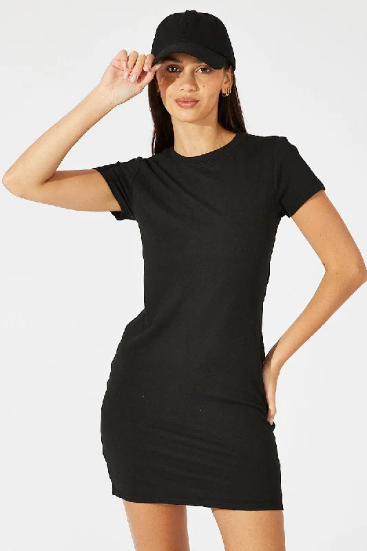 black-supersoft-dress-short-sleeve-crew-neck-bs5160b-84j-1