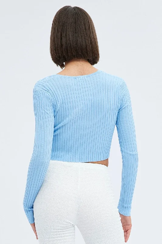 blue-knit-top-twist-bust-crop-ribbed-kn3078-40pb-2