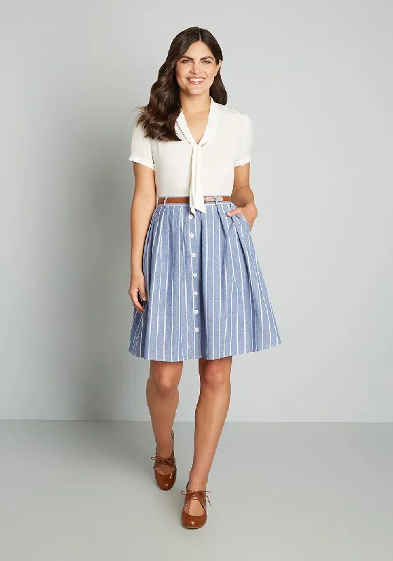 bookstores-best-a-line-skirt-blu