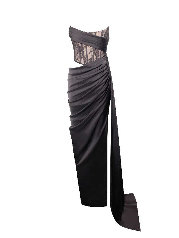 callie-black-lace-satin-corset-high-slit-gown