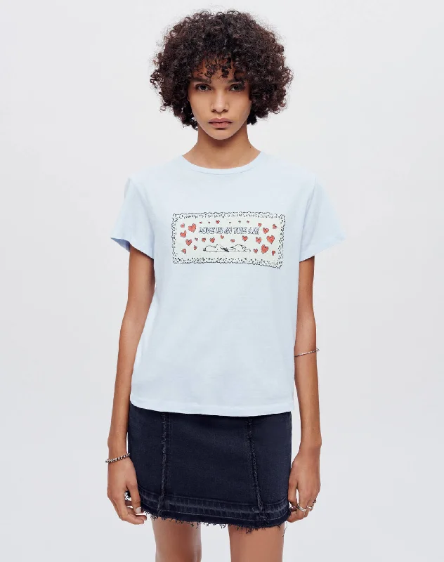 Classic ""Snoopy Love"" Tee - Baby Blue