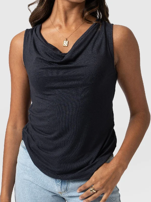 cowl-neck-cami-navy