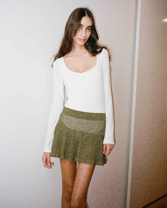 crochet-pleat-mini-skirt-moss