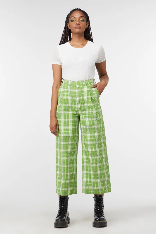 Dazed Tartan Wide Leg Pant