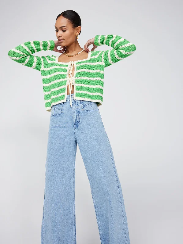 dionne-green-stripe-knit-cardigan